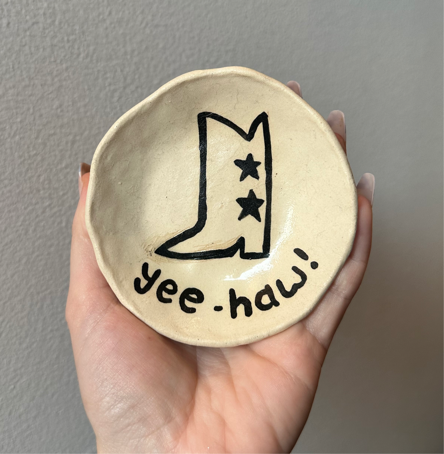 yee-haw! trinket dish
